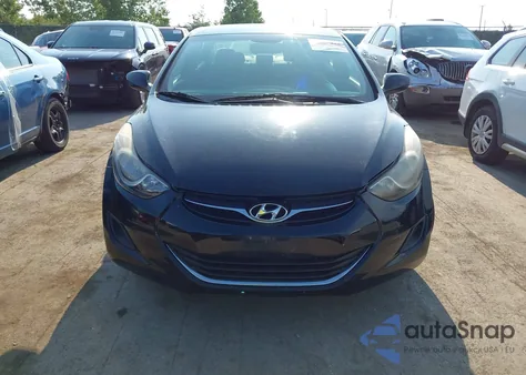 2012 Hyundai Elantra Gls (Ulsan Plant) from USA, damaged, VIN KMHDH4AE0CU290180